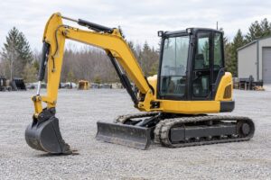 Illustrative AI-generated excavator for a demo listing