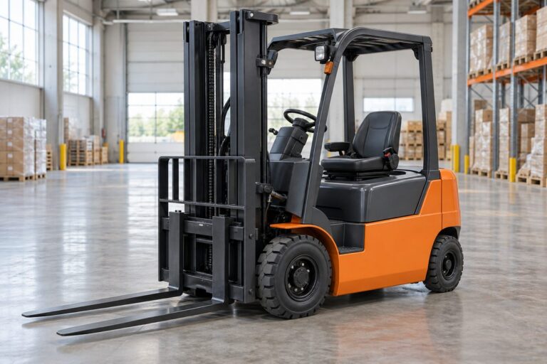 Electric warehouse forklift — DEMO — photo 1
