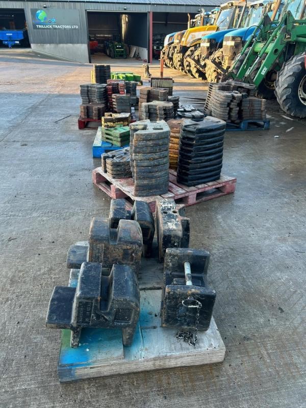 SELECTION OF TRACTOR WEIGHTS — photo 1