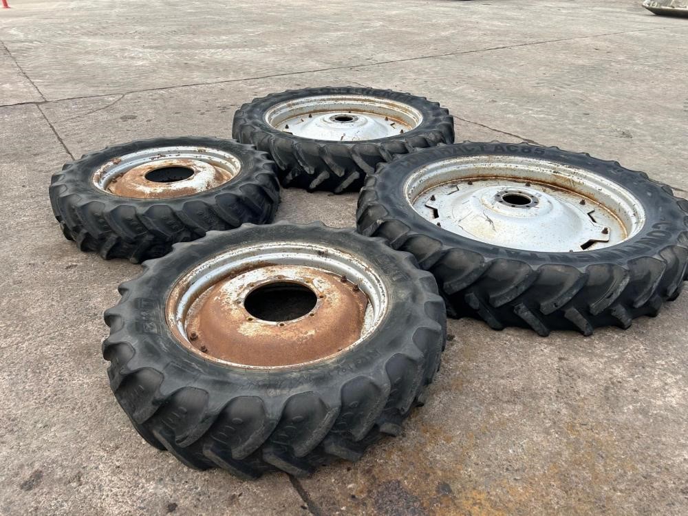 Tires X4 WHEELS TO SUIT MF, FIAT OR CASE — photo 1